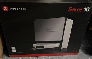 Roborock Saros 10 Aspirateur robot et Mop, 22,000Pa Aspiration, AI Évitement des obstacles,