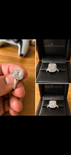 Centre diamond: 0.90ct lab-grown emerald cut Total diamond weight: 1.40ct