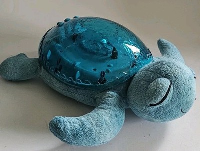 Cloud B Tranquil Sea Turtle white Night Light Music Waves Projector 