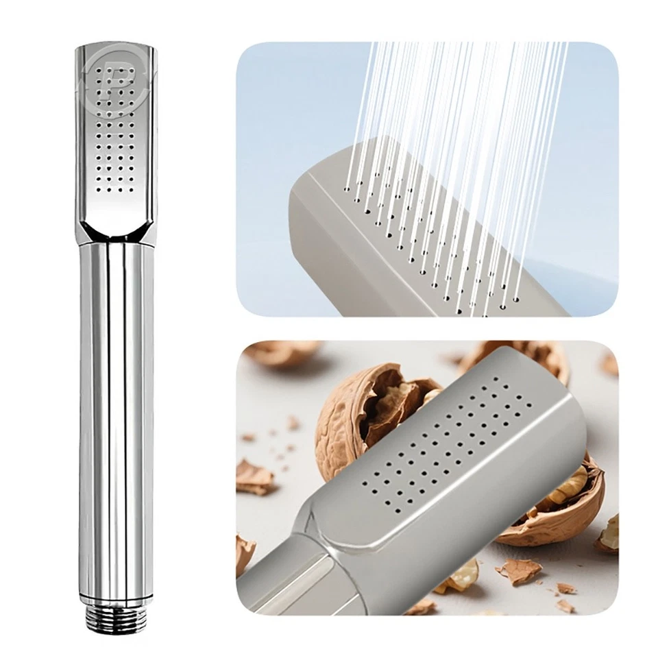 Chrome Finish Solid Brass Round Stick Hand Shower 1-Spray Replacement For GROHE - Image 2 of 4