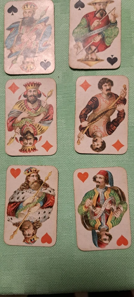jeu de cartes ancien Dondorf Francfort N 27 - Photo 2/4