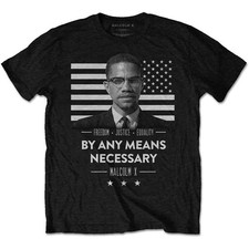 Image of Malcolm X By Any Means Necessary Official Unisex T-Shirt
