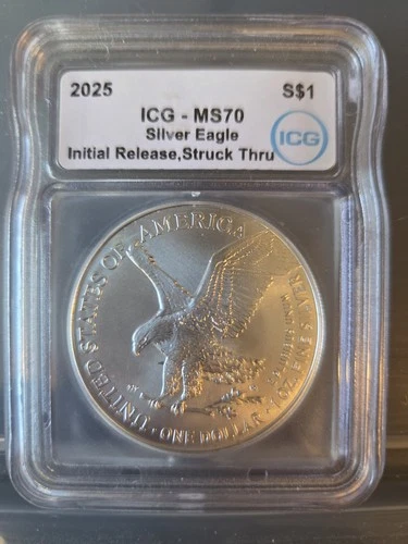 2025 American Silver Eagle ICG - MS70  (FirstStrike Black Label)