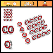 20 Pcs Flanged Ball Bearings 5/8" ID x 1-3/8" OD for Lawn Mowers, Carts, Wagons