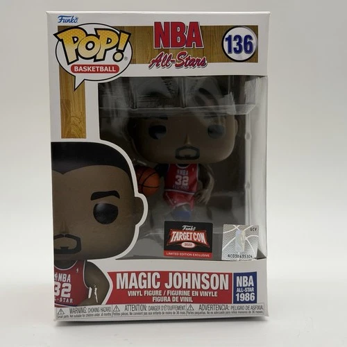 Funko Pop MAGIC JOHNSON #136 NBA All-Stars Target CON Exclusive Basketball