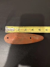 Vintage JCHiggins Recoil Butt Stock Pad Rifle Shotgun Stock Size In Pictures