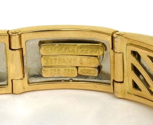 Tiffany & Co. Picasso Bracelet Platinum & 18k Yellow Gold - Image 4 of 4