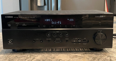 Yamaha RX-V473 5.1 Channel HDMI Home Theater Receiver Tested Works No Remote