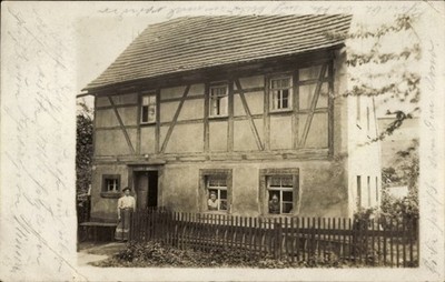 Foto Ak Penig in Sachsen, Wohnhaus, Anwohner - 5040315