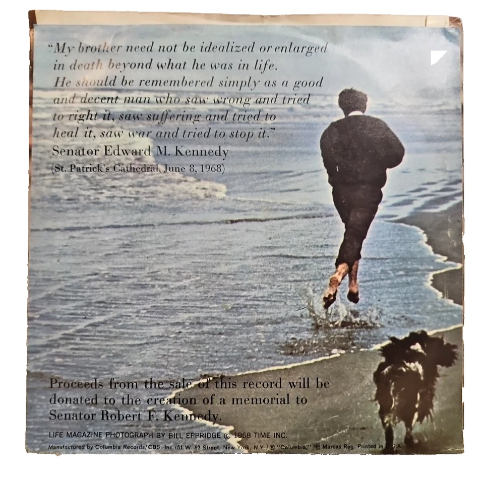 Andy Williams–Battle Hymn Of The Republic 1968 Columbia - RFK Memorial 7" Single - Image 2 of 4