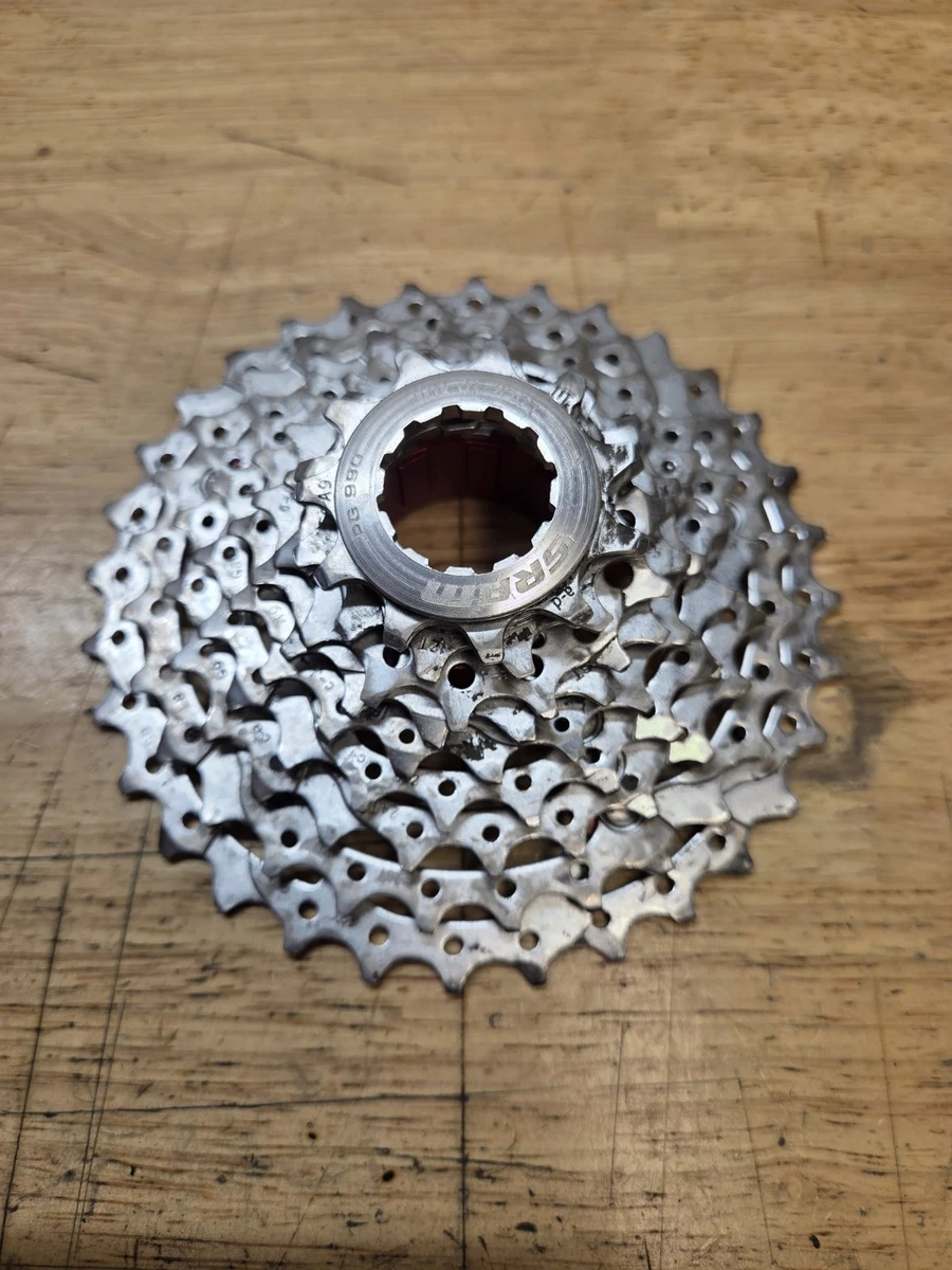 Cassette SRAM PG 980 9 Vitesses – 11/34 Dents – Vélo Route/ VTT – Occasion
