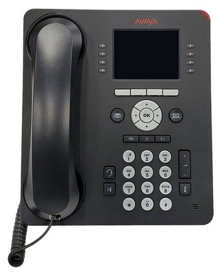 Avaya 9611G 8-Line 24-Button VoIP Gigabit Desk Phone w/ Stand & Handset