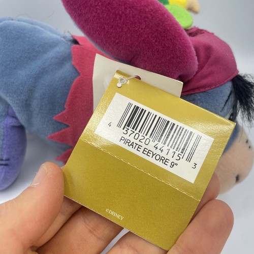 Disney Store Winnie The Pooh Pirate Eeyore & Map Soft Toy Plush - With Tags - Picture 7 of 7