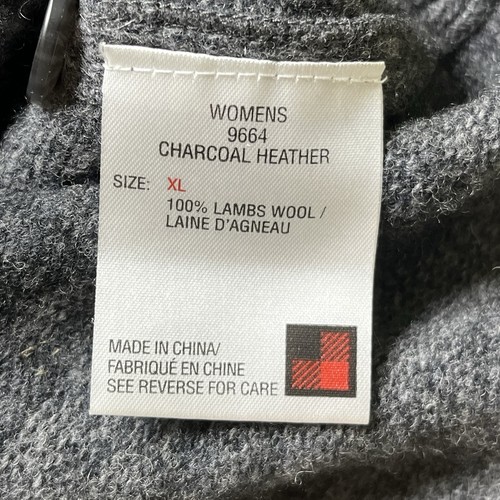 Woolrich Button Front Knit Sweater Cardigan Blazer XL Womens Dark Gray Casual - Picture 5 of 11
