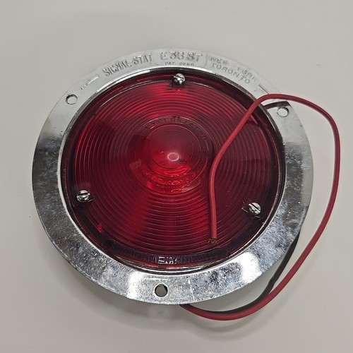 Pair Vintage Signal Stat Light E36ST Cyclostat II Red