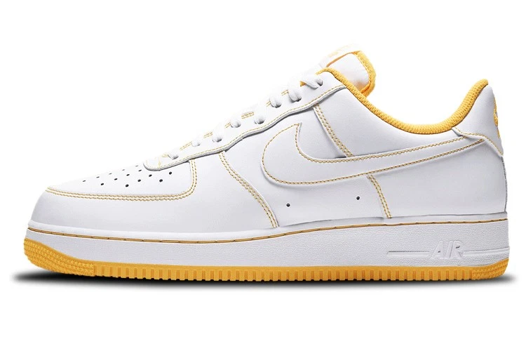 Nike Air Force 1 '07 Contrast Stitch - White Laser Orange for Sale