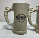 Vintage Buckeye Root Beer Stoneware Mugs, Gargoyle Handles, Lot of 4 — photo 2