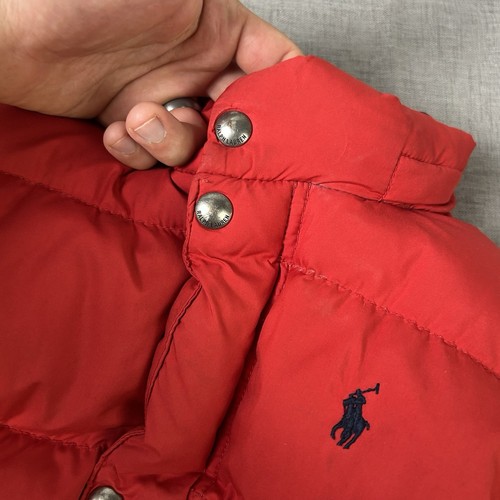 RALPH LAUREN BOYS PUFFER JACKET RED SIZE 6 - Picture 3 of 8