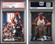 CHARLES BARKLEY ~ 1998 Flair Showcase ROW 2 #20 ~ PSA 10 ~ POP 2 !!!