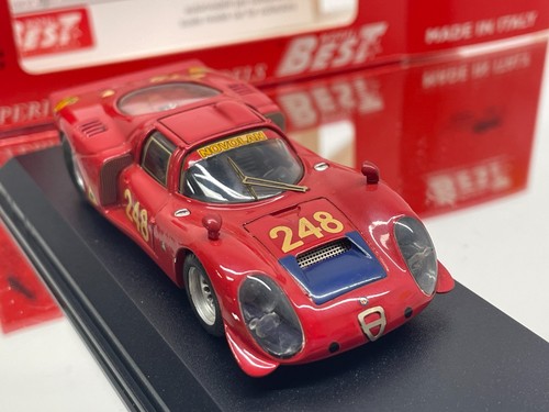 BEST 9137 ALFA ROMEO 33.2 TARGA FLORIO 1969 PINTO - ALBERI -1:43- GOOD IN BOX - Picture 8 of 8