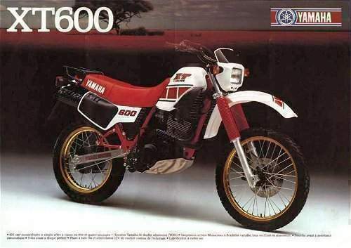 YAMAHA XT600 DECAL SET 1984 - Picture 2 of 2