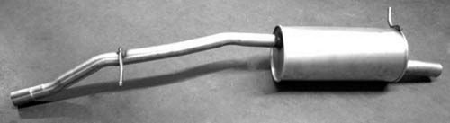 VEGAZ RS-62 Endschalldämpfer Für Renault 11 & 9 - 1260/1300mm 6,92kg