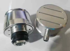 POL Aluminum Ball Milled Valve Cover Breather & PCV w/ Grommet SBC BBC SBF BBF