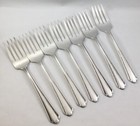 Oneida Wm A Rogers Silverplate 1932 Croydon Mary Lee Flatware 7 Salad Forks