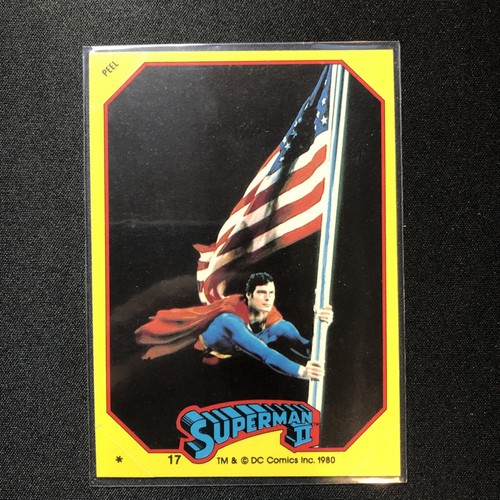 1980 Topps Superman II Complete Card 1-88 Set + 4 Stickers (4-8-9-17) MINT - Picture 4 of 8