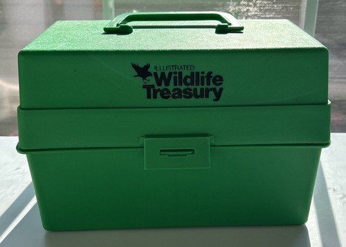 Vintage illustrierte Wildtier Schatzkiste Tragetasche  - Bild 1 von 3