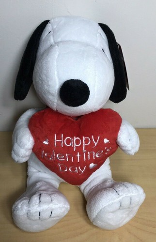 snoopy valentine's day plush