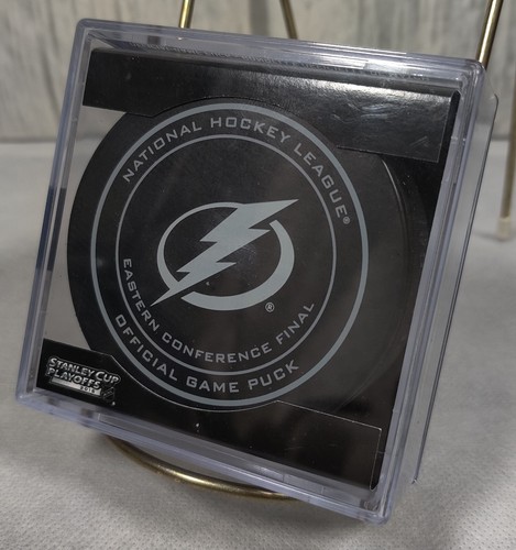 GAME PUCK - 2015 EAST FINALS - TAMPA BAY LIGHTNING STANLEY CUP PLAYOFFS - Bild 1 von 5