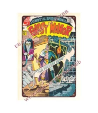 discount wall decor 1970 Ghost Manor Comics horror metal tin sign