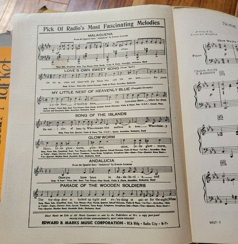 Antigua partitura musical hawaiana de 1915 de la Canción de las Islas Hawaiana vals Chas E. King - Imagen 3 de 7