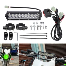 Waterproof LED Headlight Light Bar Kit For Kawasaki KX250 KX85 KX450 KX112 KX450