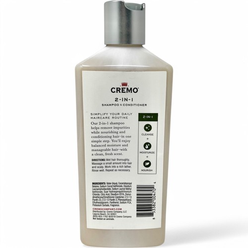 Shampoo + balsamo Cremo 2 in 1 FRESH BLEND 16 fl oz sigillato NUOVO 1 numero - Foto 6 di 12