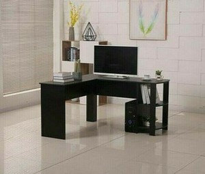 Details About L Shape Corner Computer Pc Desk Shelves Gaming Black Writing Table Workstation Details About L Shape Corner Computer Pc Desk Shelves Gaming Black Writing Table Workstation