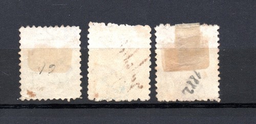 New Zealand 1882 old Victoria stamps (Michel 55-57-60) nice used - Picture 2 of 2