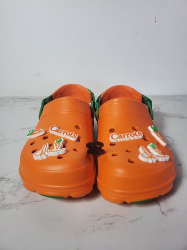 Crocs X Carrots All-Terrain Orange Men's 9 Womens 11 Classic Clogs Unisex NWT - Picture 4 of 7