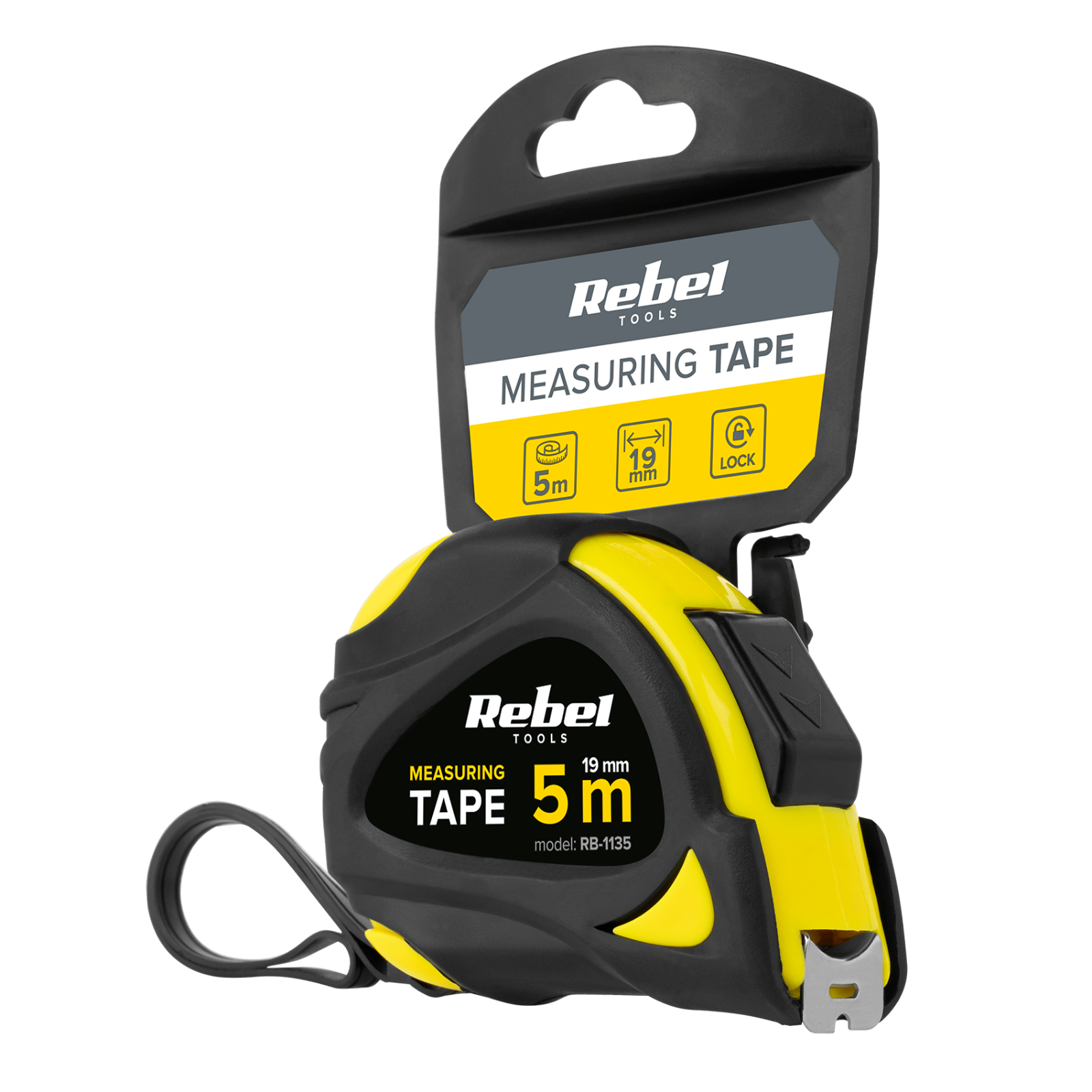 BOOMET Maßband 5m - Präzises Rollbandmaß Für Heimwerker & Profis