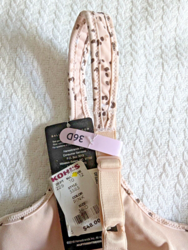 Bali 3383 Women's Passion for Comfort Underwire Bra Sandshell Animal Size: 36D - Picture 4 of 11