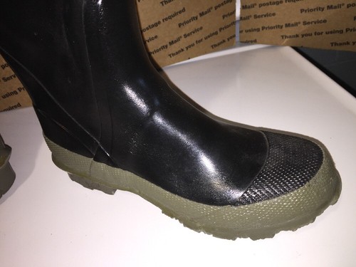 Size 5 tall knee High Boots THERMOSPORTS rubber Black Rain BOOTS. - Picture 9 of 11