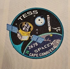 SpaceX Employee Serial Numbered TESS Patch Falcon 9 NASA new free shipping 