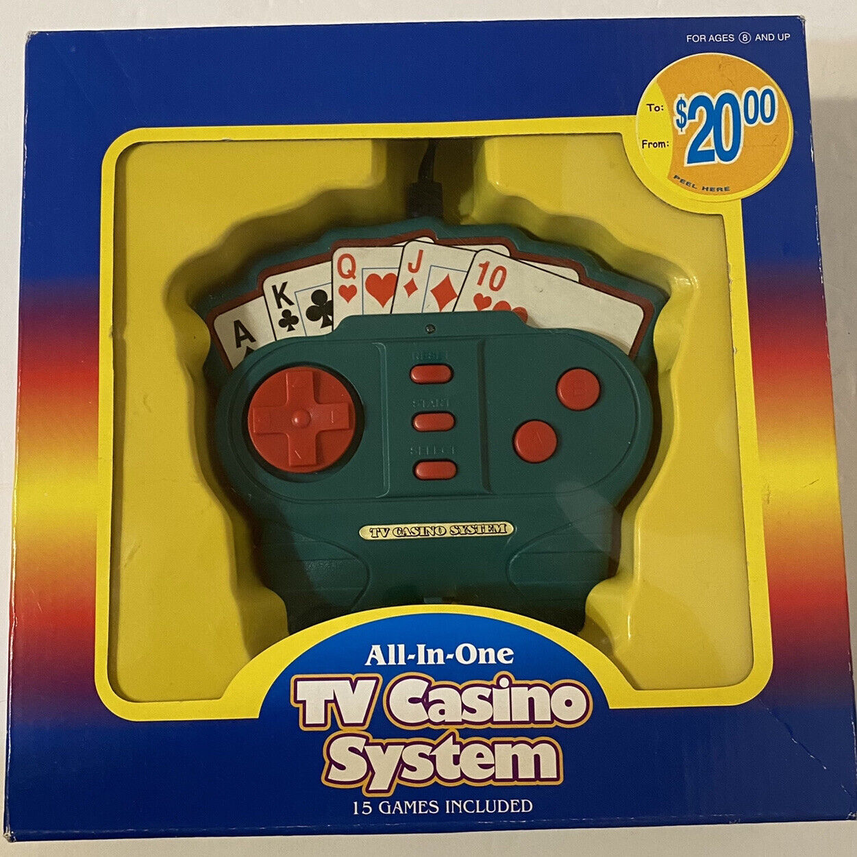 Techno Source All-in-One TV Casino System Plug-in-Play TV Game 15 Games New