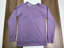 NEW BCG Womens Size SM Purple Active Life French Terry Pullover Shirt Top NWT