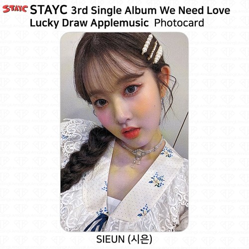 StayC 3rd Single Album We Need Love Photocard Lucky Draw Apple Everline Withmuu - Picture 21 of 95