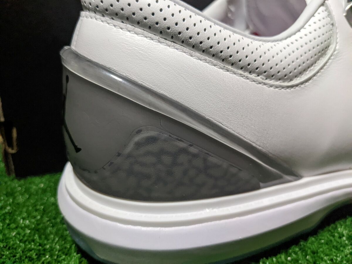 Nike Jordan ADG 4 Golf Shoes White Pure Platinum/Cement US Nike Jordan ADG 4 Golf Shoes White Pure Platinum/Cement US