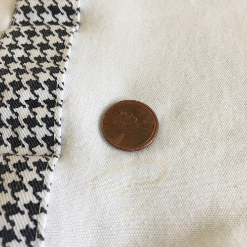 VTG 90’s, Camp Beverly Hills, Woman’s Crop Top, Cream W/BLK Stripes, Long, M - Picture 23 of 24