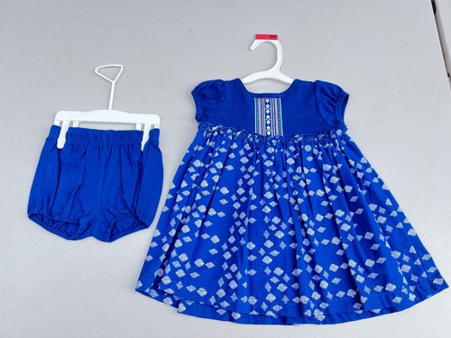 NEW Lot 10 Baby Girls Romper shorts T-shirt Dress 6-12m Easter Valentine Party - Picture 3 of 23
