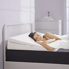 NAIZEA Extra Large Wedge Pillow Headboard Memory Foam Adjustable Triangle Pillow